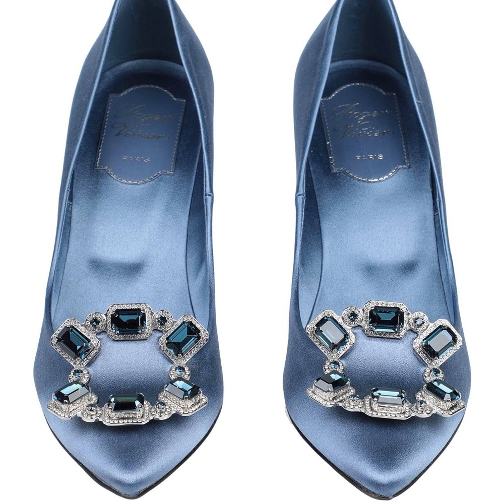 Roger Vivier Crystal Embellished Pumps